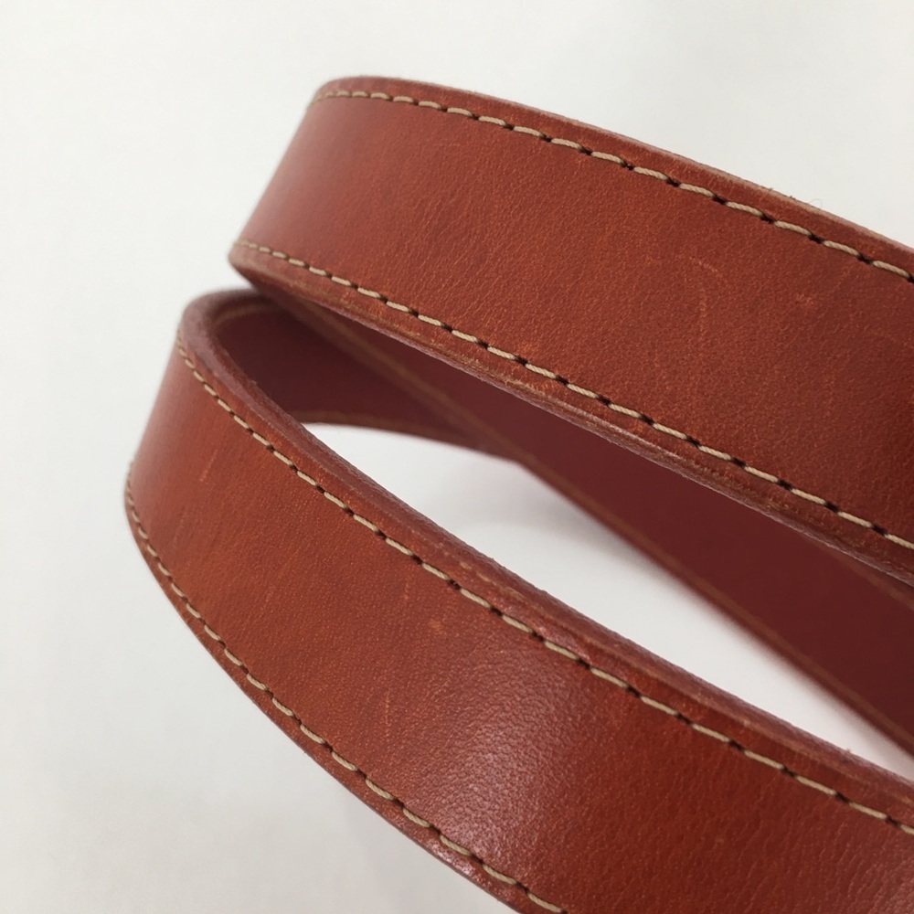 Martin Dingman Men’s Brown Leather Belt Size XL Italian Made Preppy Old Money - Picture 2 of 10